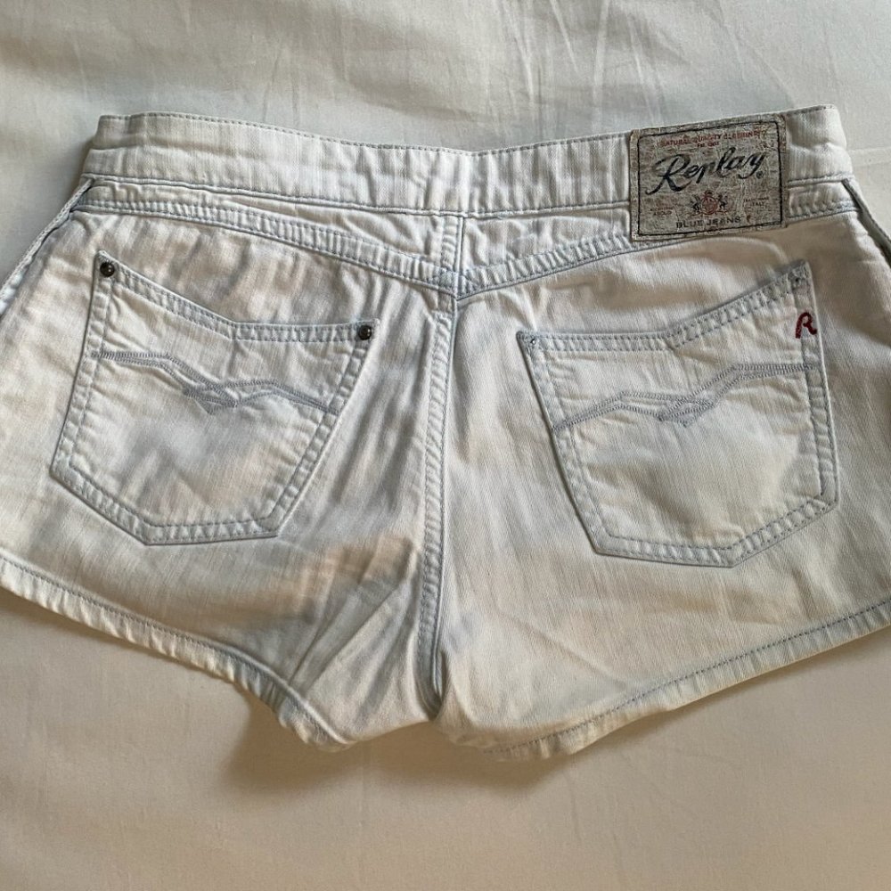 REPLAY White Denim shorts